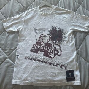 Mississippi State University White Graphic T-Shirt